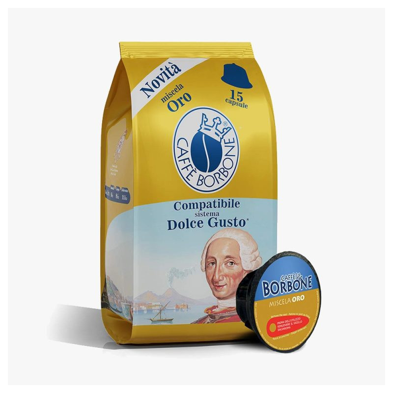 CAPS.15PZ COMP.DOLCEG.ORO SUPREM BORBONE