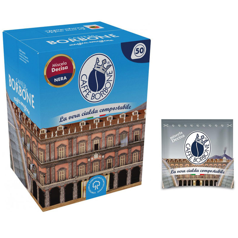 CIALDA COMPOST.50PZ NERO DECIS BORBONE