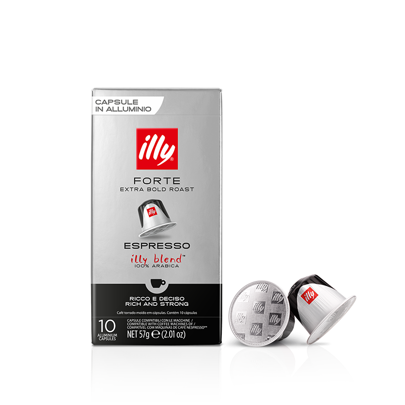 10 CAPS COMP.NESPRESSO FORTE NERO ILLY