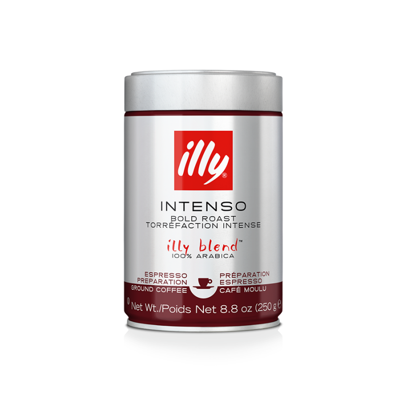 CAFFE MACIN.ESPRES.250GR INTENSO ILLY.12