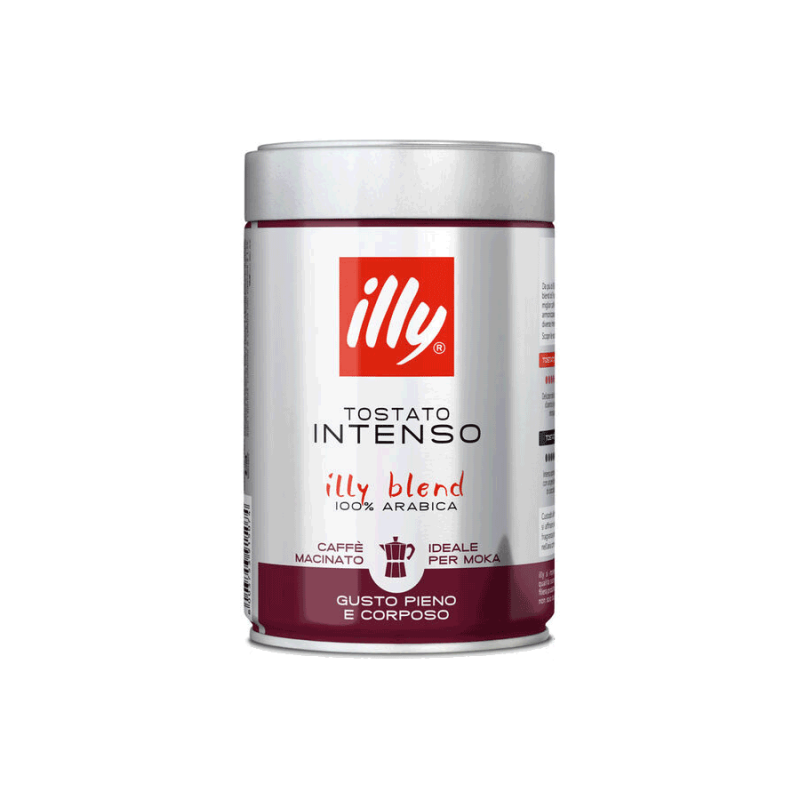 CAFFE MACINAT.MOKA 250GR INTENSO ILLY.12
