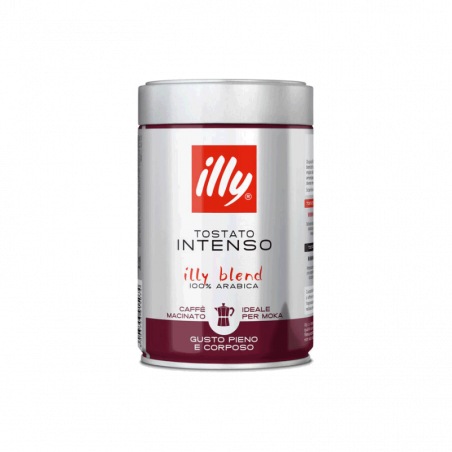 CAFFE MACINAT.MOKA 250GR INTENSO ILLY.12
