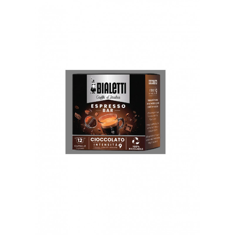 12 CAPS ALLUM.CAFFE-CIOCCOLATO BIALETTI