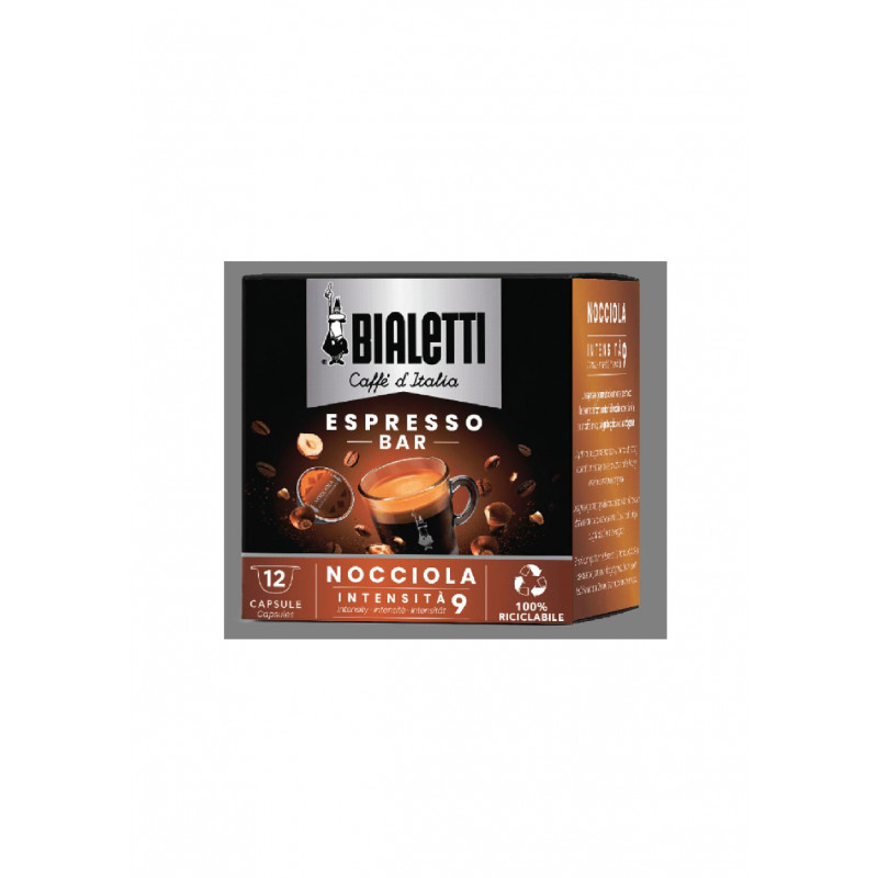 16 CAPS ALLUMINIO CAFFE NOCCIOLA BIALETT