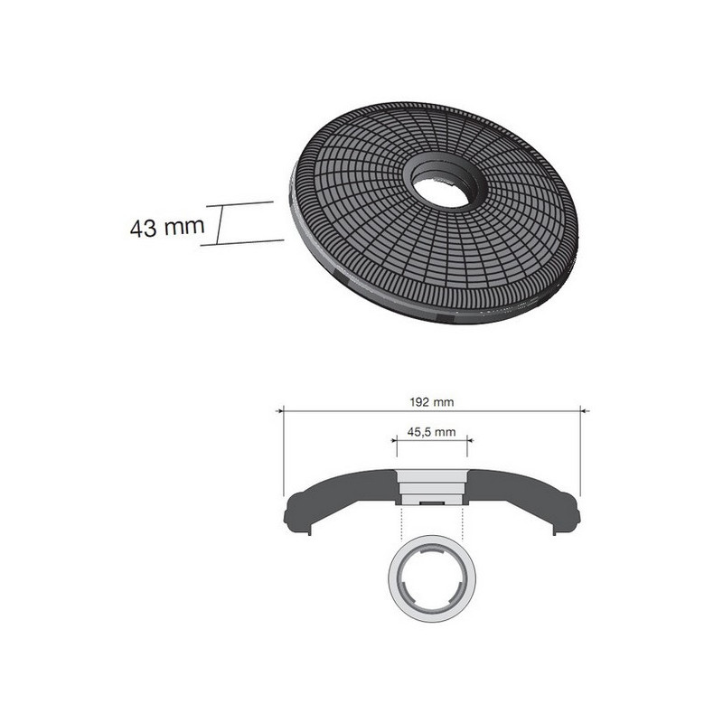 FILTRO CARBONE TYPE D 2PZ ACM8 GIAS