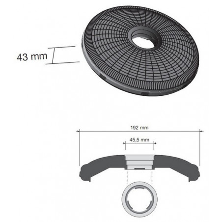 FILTRO CARBONE TYPE D 2PZ ACM8 GIAS
